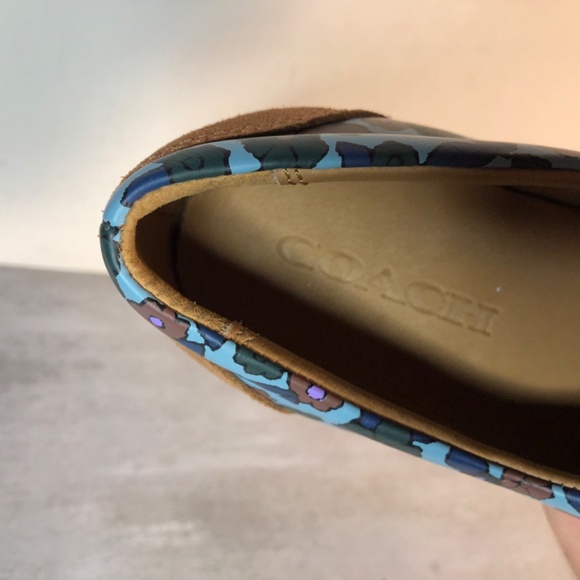 New ! Coach Wildebeest Nappa Slip on Sneakers/loafers leather sz 7 b - Picture 10 of 16